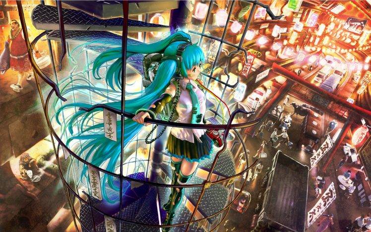 Hatsune Miku, Vocaloid HD Wallpaper Desktop Background