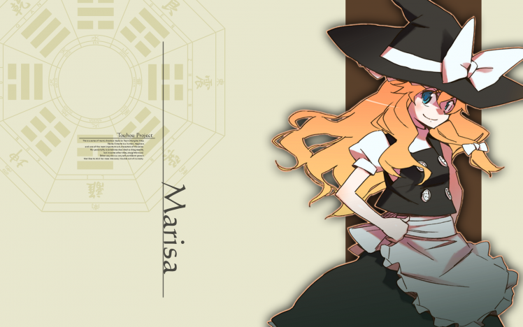 Kirisame Marisa, Touhou HD Wallpaper Desktop Background
