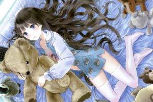 anime Girls, Teddy Bears, Stockings, Kamisama No Memo Chou, Shionji Yuuko