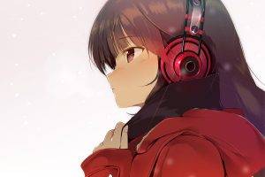 anime Girls, Headphones, Original Characters