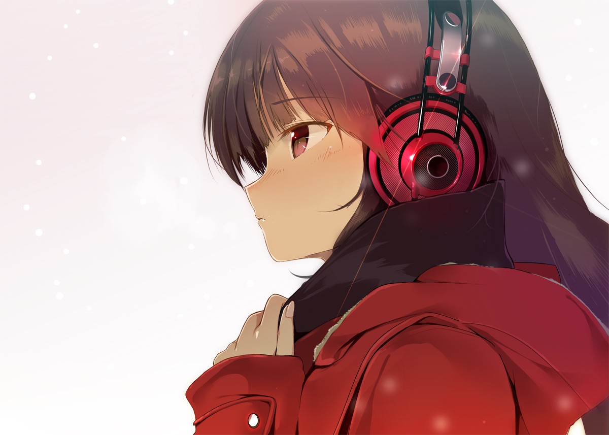 anime Girls, Headphones, Original Characters Wallpapers HD
