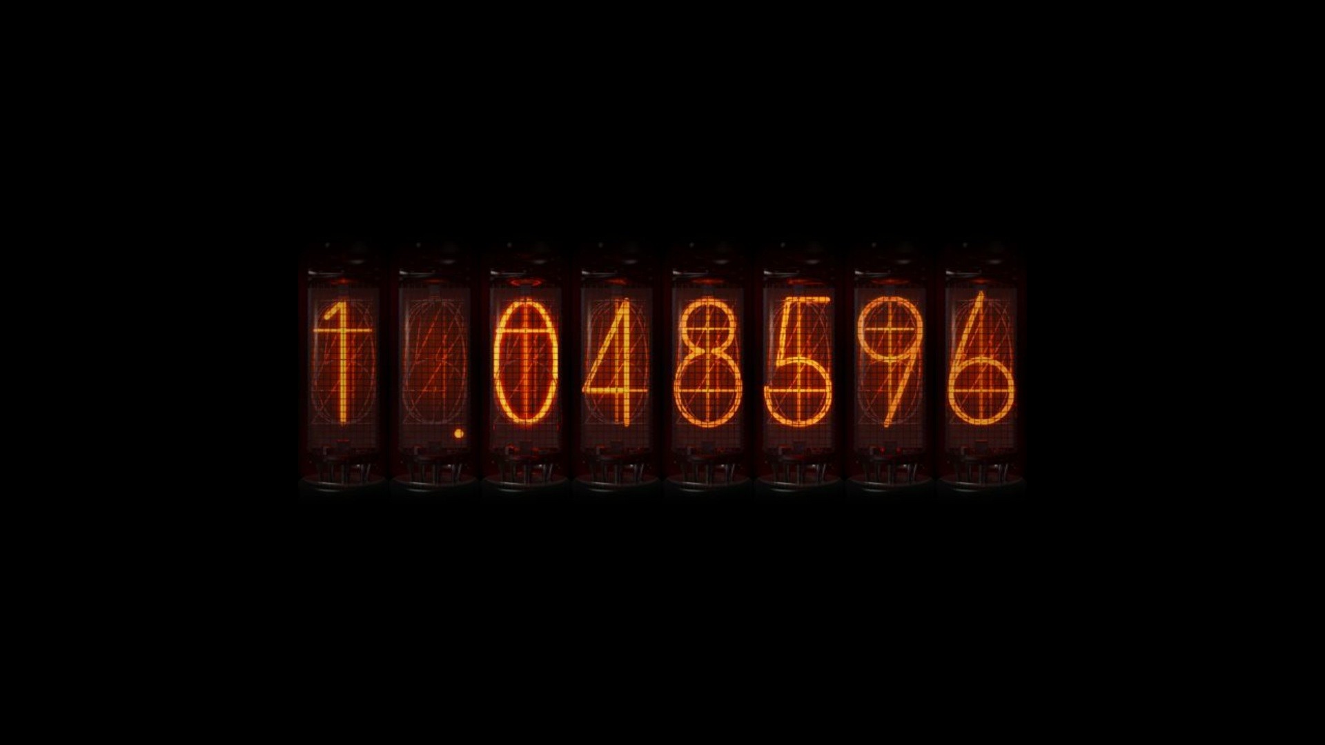 Steins;Gate, Anime, Time Travel, Divergence Meter, Nixie Tubes Wallpaper