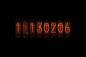 Steins;Gate, Anime, Time Travel, Divergence Meter, Nixie Tubes