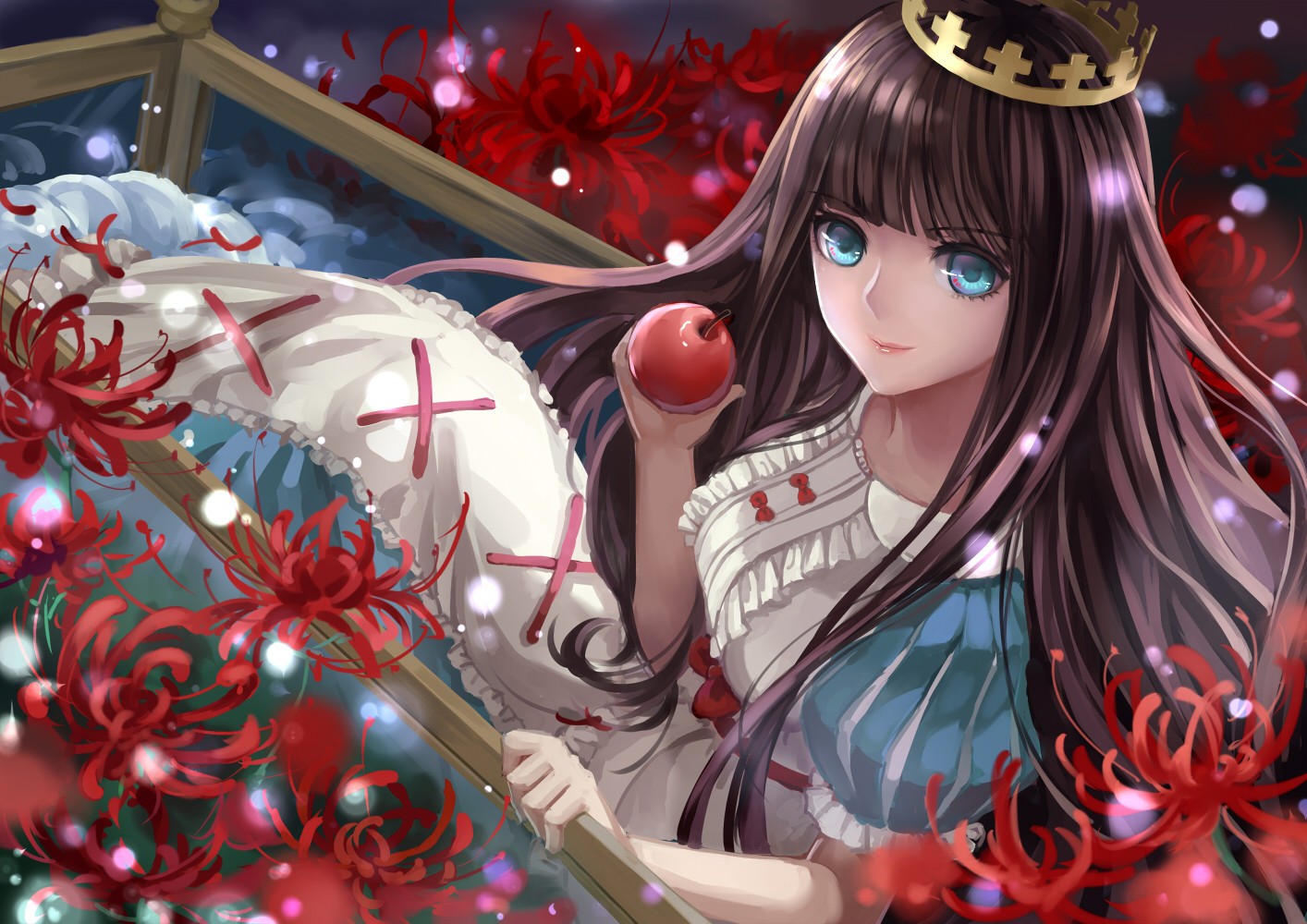 crowns, Apples, Anime Girls, Sound Horizon Wallpaper