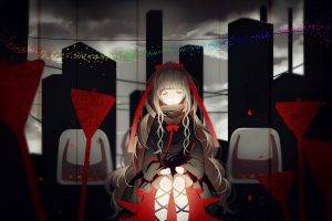 anime Girls, Closed Eyes, Kagerou Project