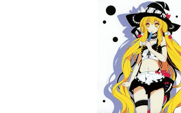 Touhou, Kirisame Marisa HD Wallpaper Desktop Background