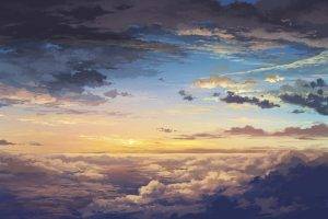 5 Centimeters Per Second, Clouds, Sky, Anime