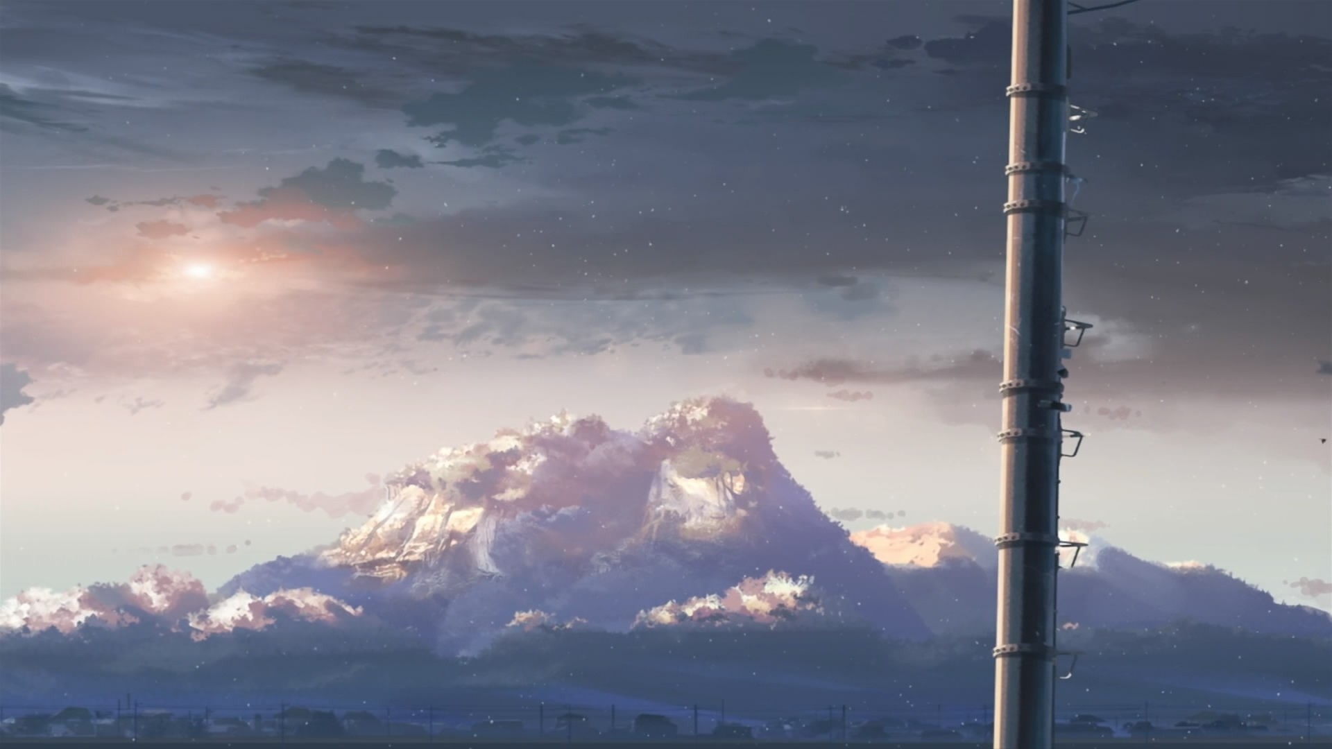 5 Centimeters Per Second, Anime, Mountain, Sunlight, Makoto Shinkai Wallpaper