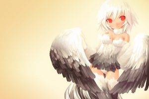 anime Girls, Original Characters, Wings