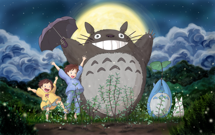 Totoro, Studio Ghibli HD Wallpaper Desktop Background