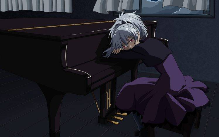 Darker Than Black, Anime, Anime Girls, Yin, Piano HD Wallpaper Desktop Background