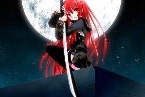 anime Girls, Shakugan No Shana, Shana, Red Eyes