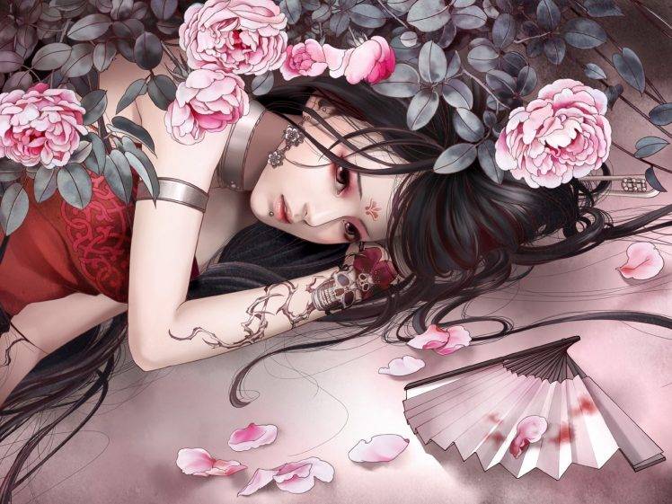 Anime Girl Tattoo Wallpaper gambar ke 17