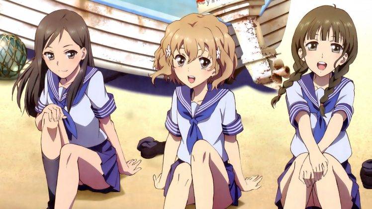 Hanasaku Iroha, School Uniform, Anime, Anime Girls HD Wallpaper Desktop Background