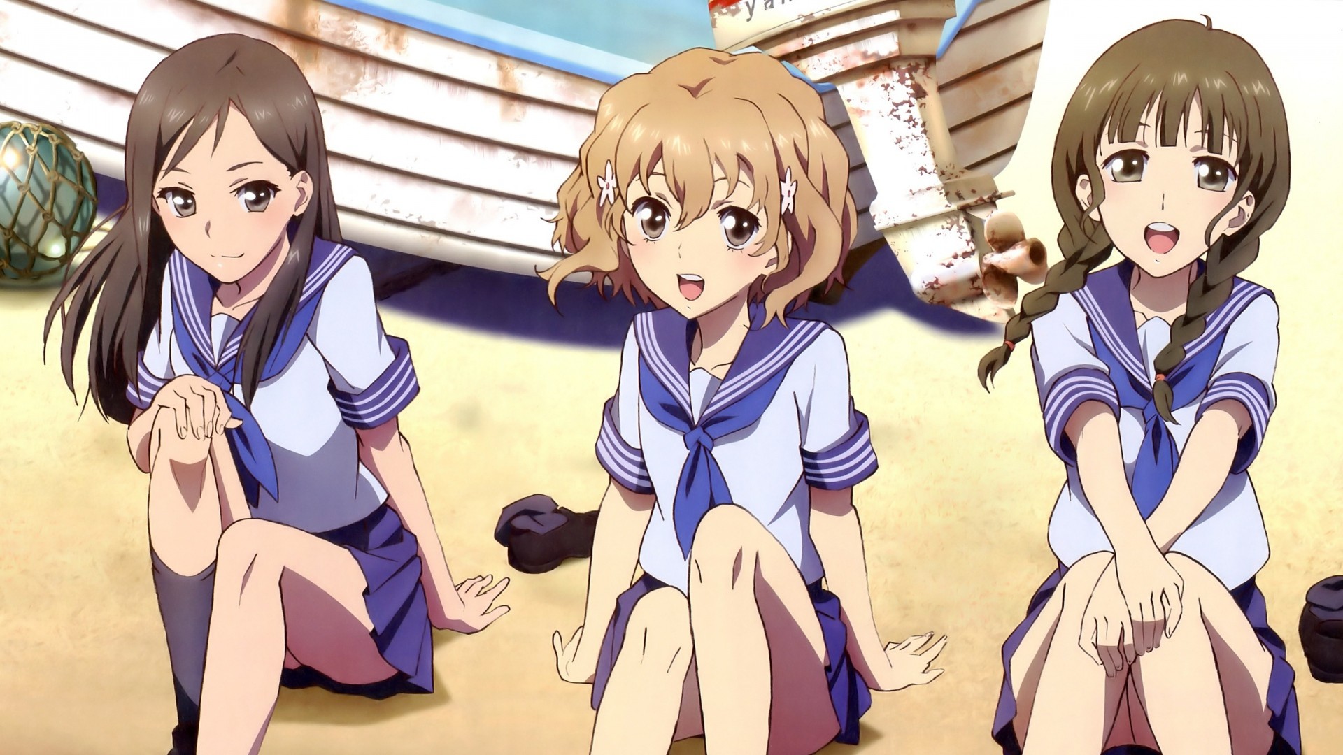 Hanasaku Iroha, School Uniform, Anime, Anime Girls Wallpaper