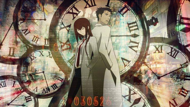 Steins;Gate, Okabe Rintarou, Makise Kurisu HD Wallpaper Desktop Background