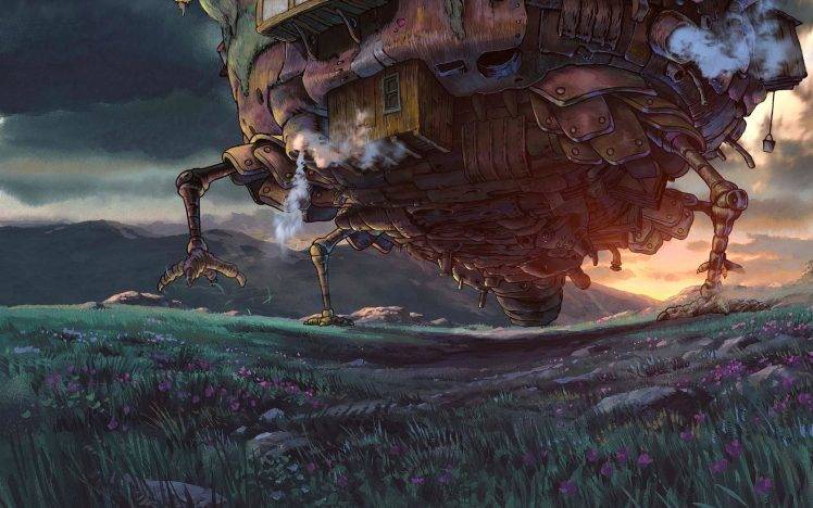 Studio Ghibli, Howls Moving Castle, Anime HD Wallpaper Desktop Background