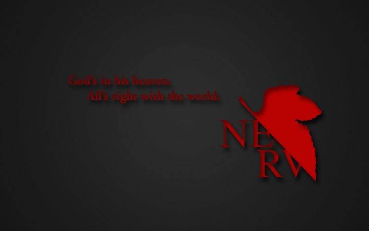 anime, Neon Genesis Evangelion, Nerv HD Wallpaper Desktop Background