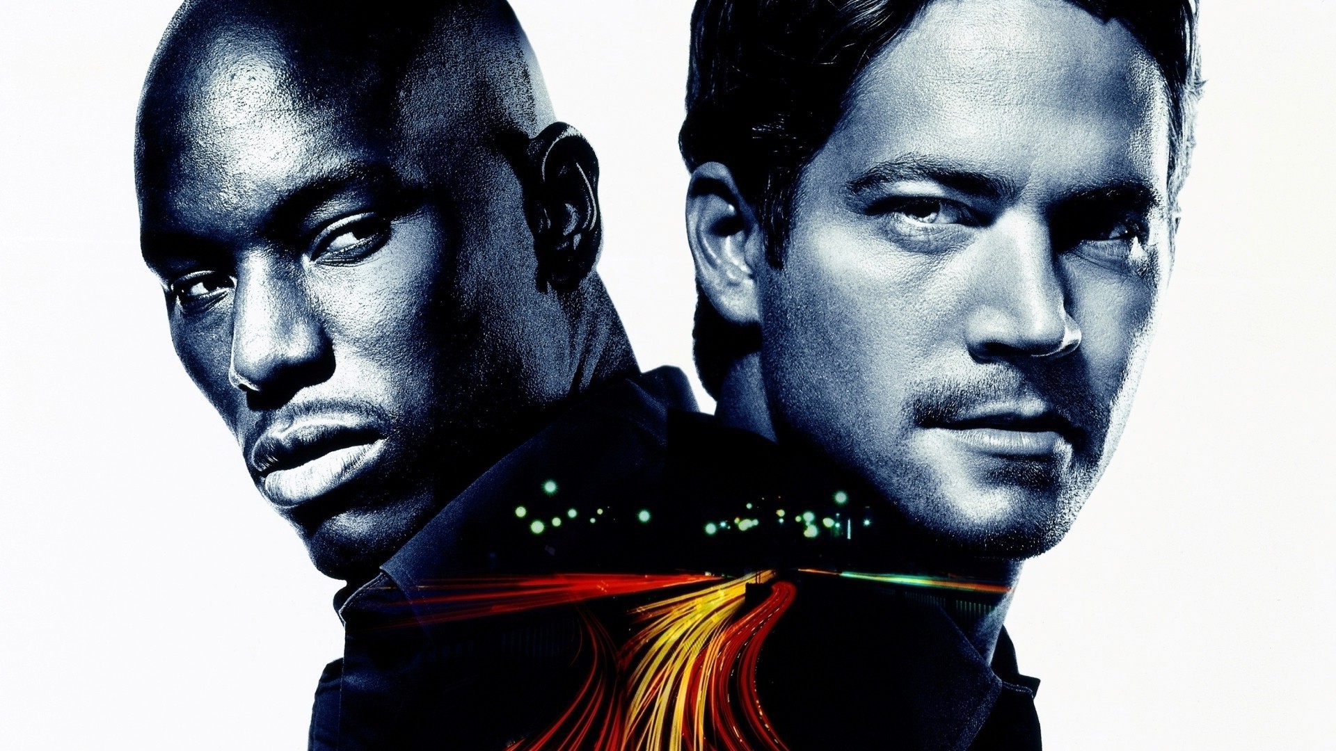 Paul Walker, Fast And Furious, Tyrese Gibson Wallpaper
