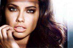 Adriana Lima, Victorias Secret, Brunette, Women, Face, Model