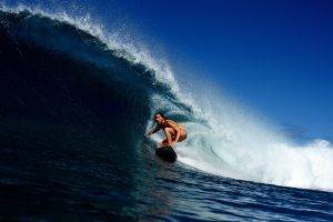 women, Waves, Surfing