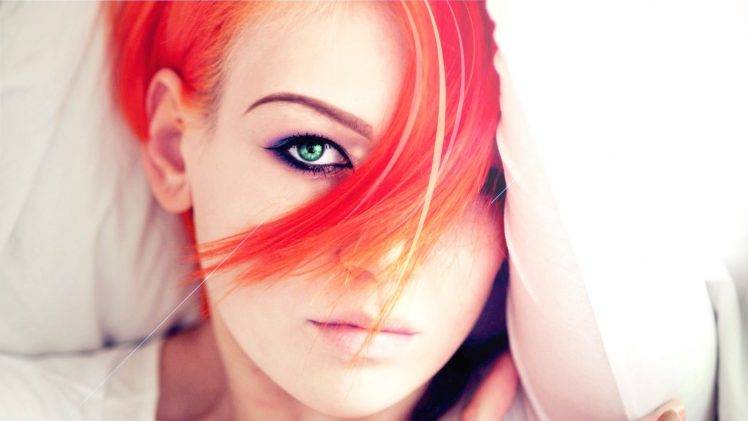 green Eyes, Redhead, Women, Face HD Wallpaper Desktop Background