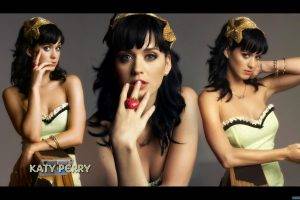 women, Katy Perry, Bare Shoulders, Singer