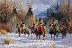 Native Americans, Nature, Artwork