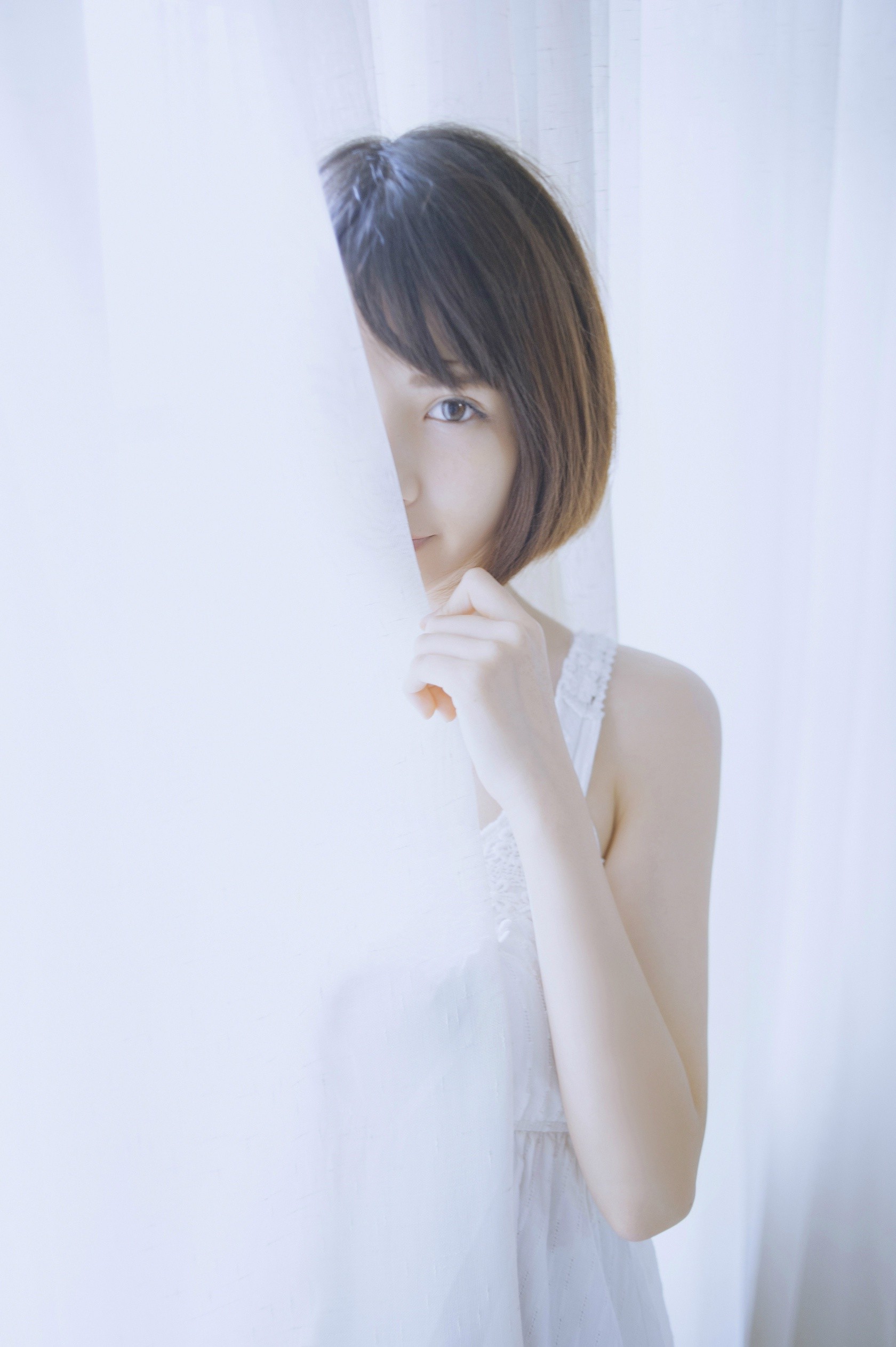 women, White Dress Wallpaper