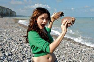 Sarah Forestier, Le Nom Des Gens, Actress, Crabs, Castagnets, Women, Open Mouth