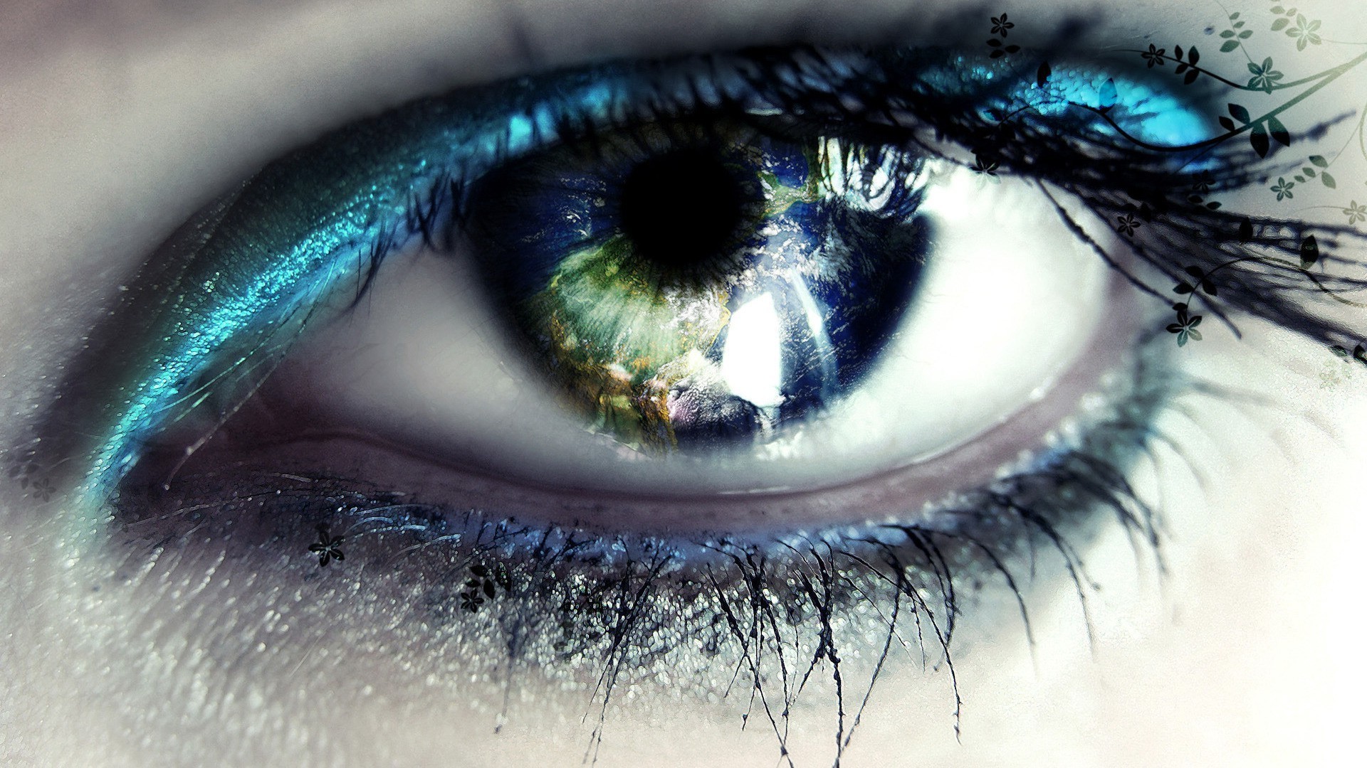 women, Eyes, Lips Wallpaper