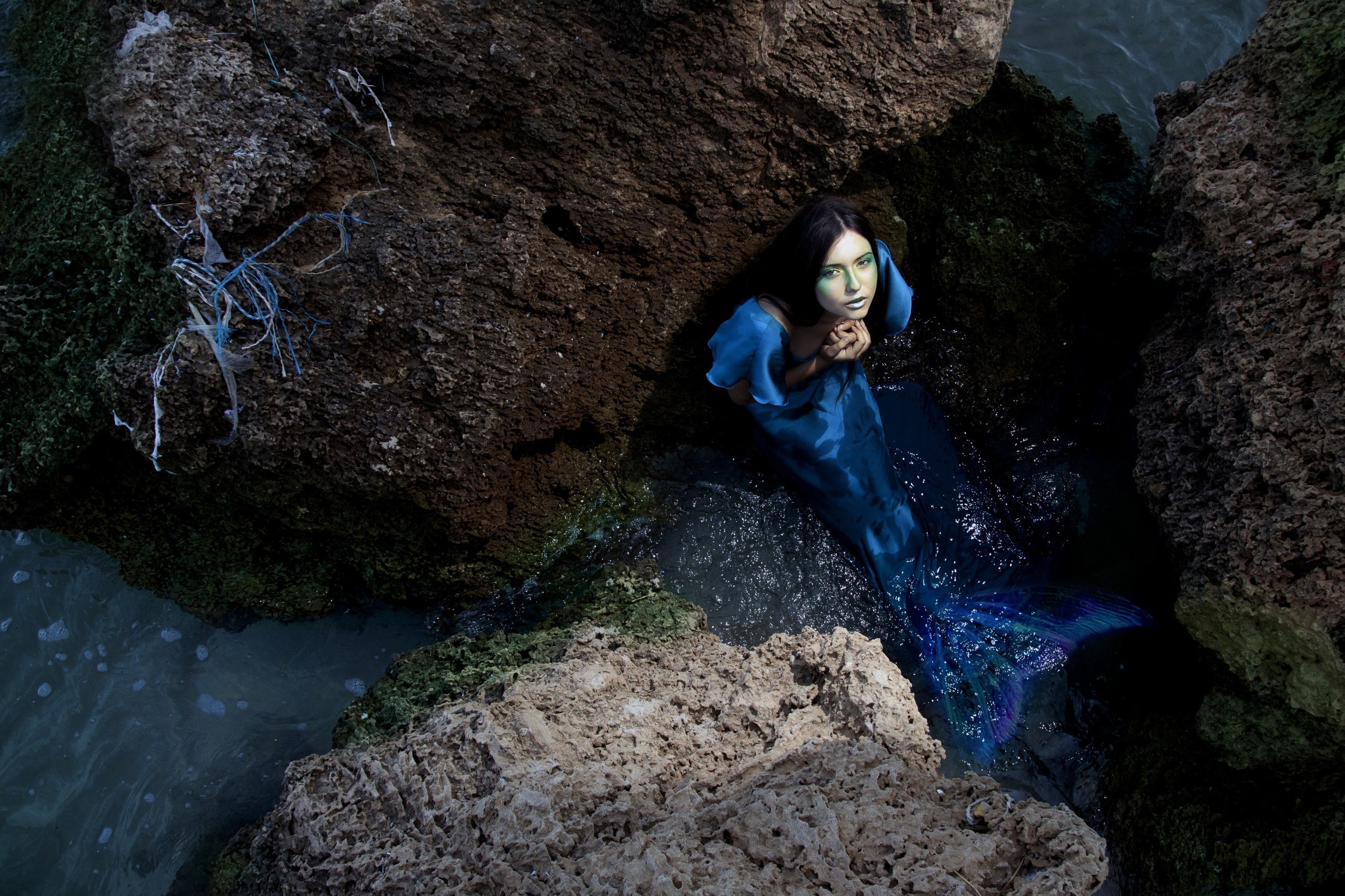 women, Model, Mermaids Wallpaper