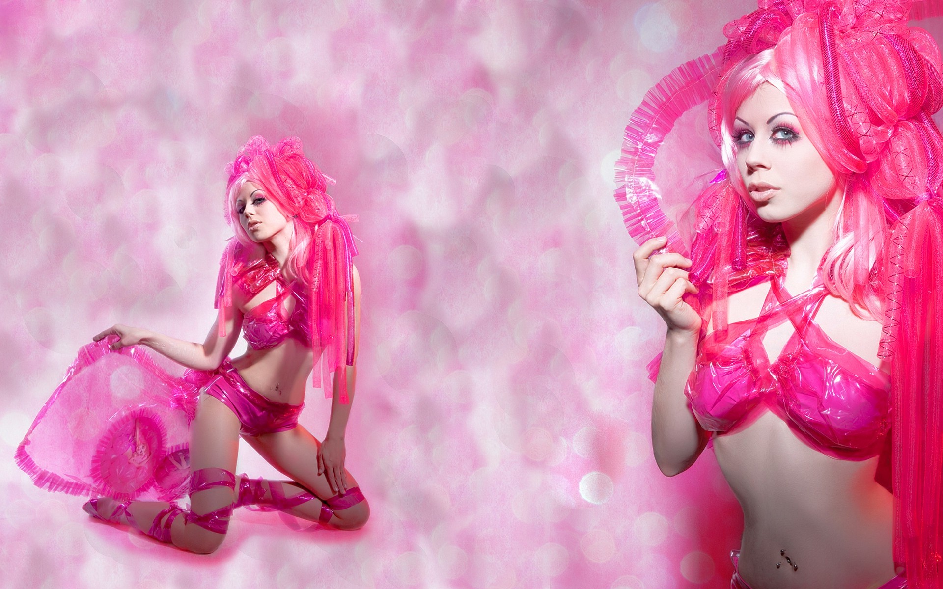 sarnella-teen-pink-hair-lingerie-pics