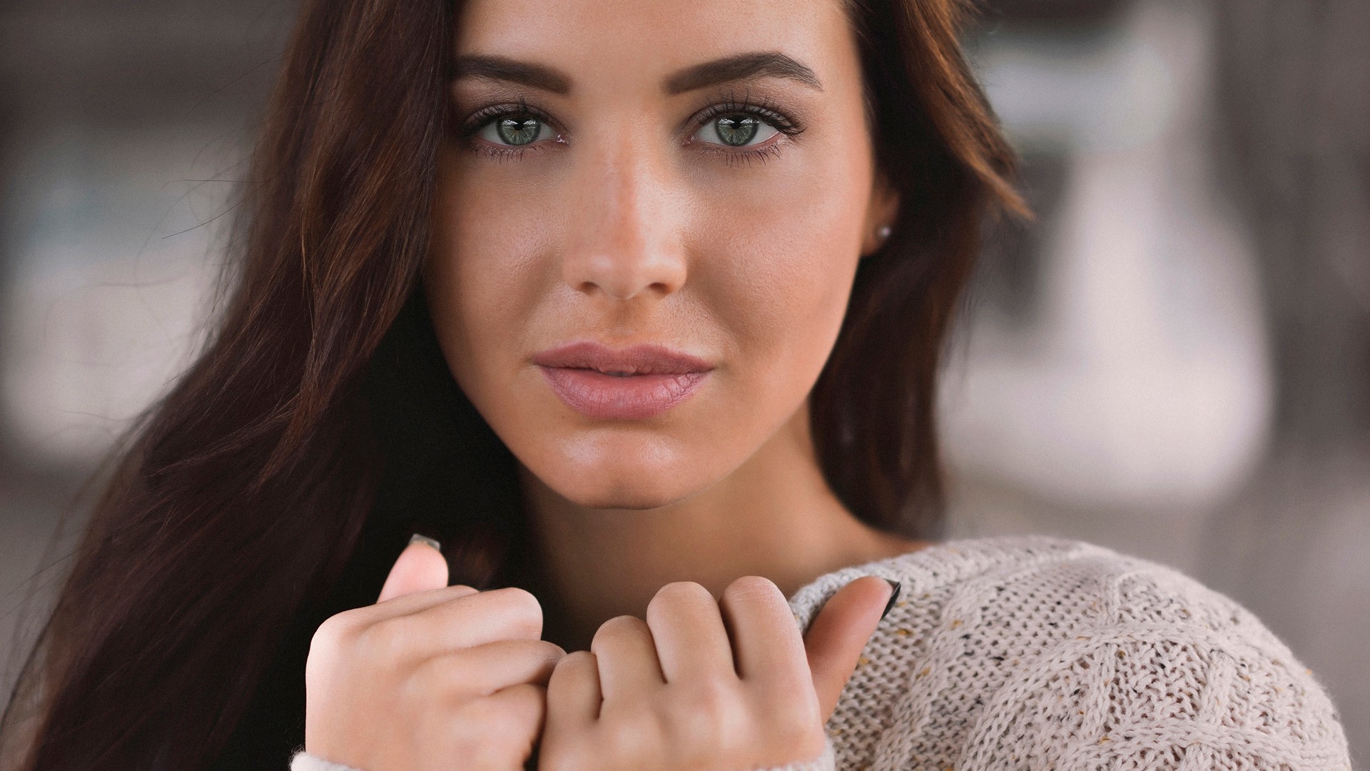 brunettes women models metart magazine outdoors brown eyes 