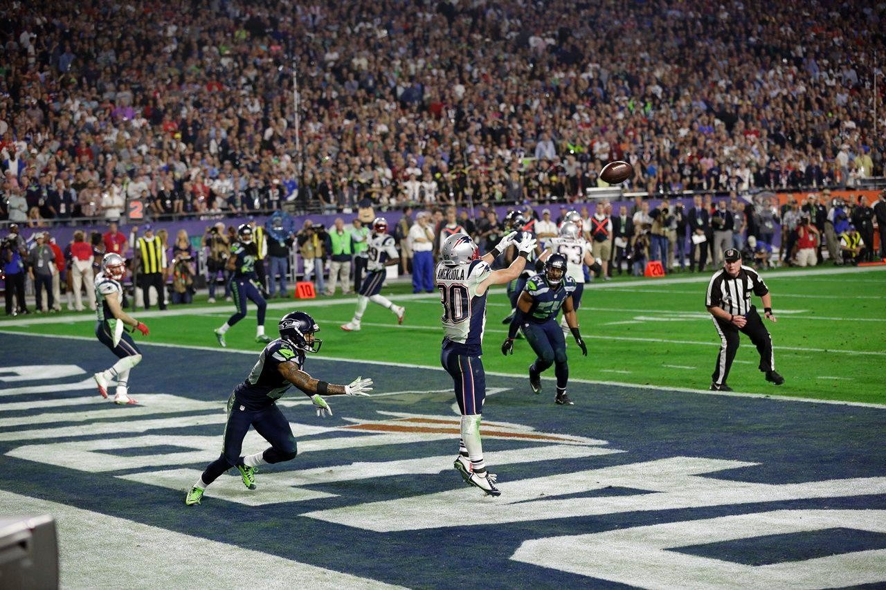 NFL, Super Bowl, Seattle Seahawks, New England Patriots Wallpaper