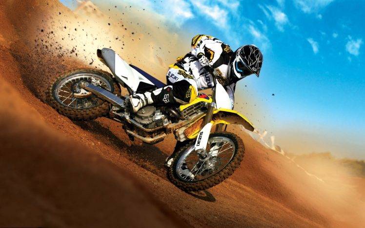 Suzuki, Motorsports, Motocross HD Wallpaper Desktop Background