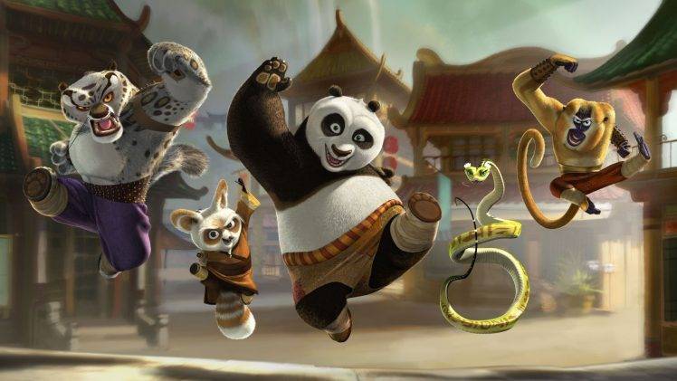 cinema 4d kung fu panda HD Wallpaper Desktop Background