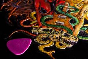 hard rock rock music dinosaurs guitar snake gibson slash apocalyptic love