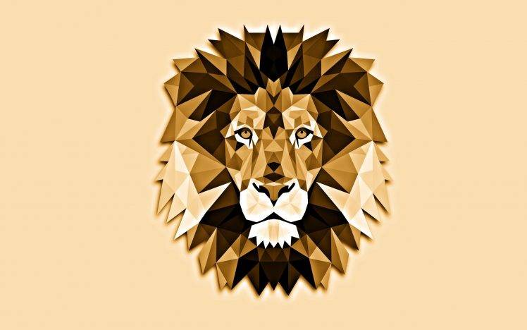 minimalism lion HD Wallpaper Desktop Background
