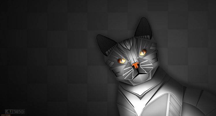 androids robot cat HD Wallpaper Desktop Background