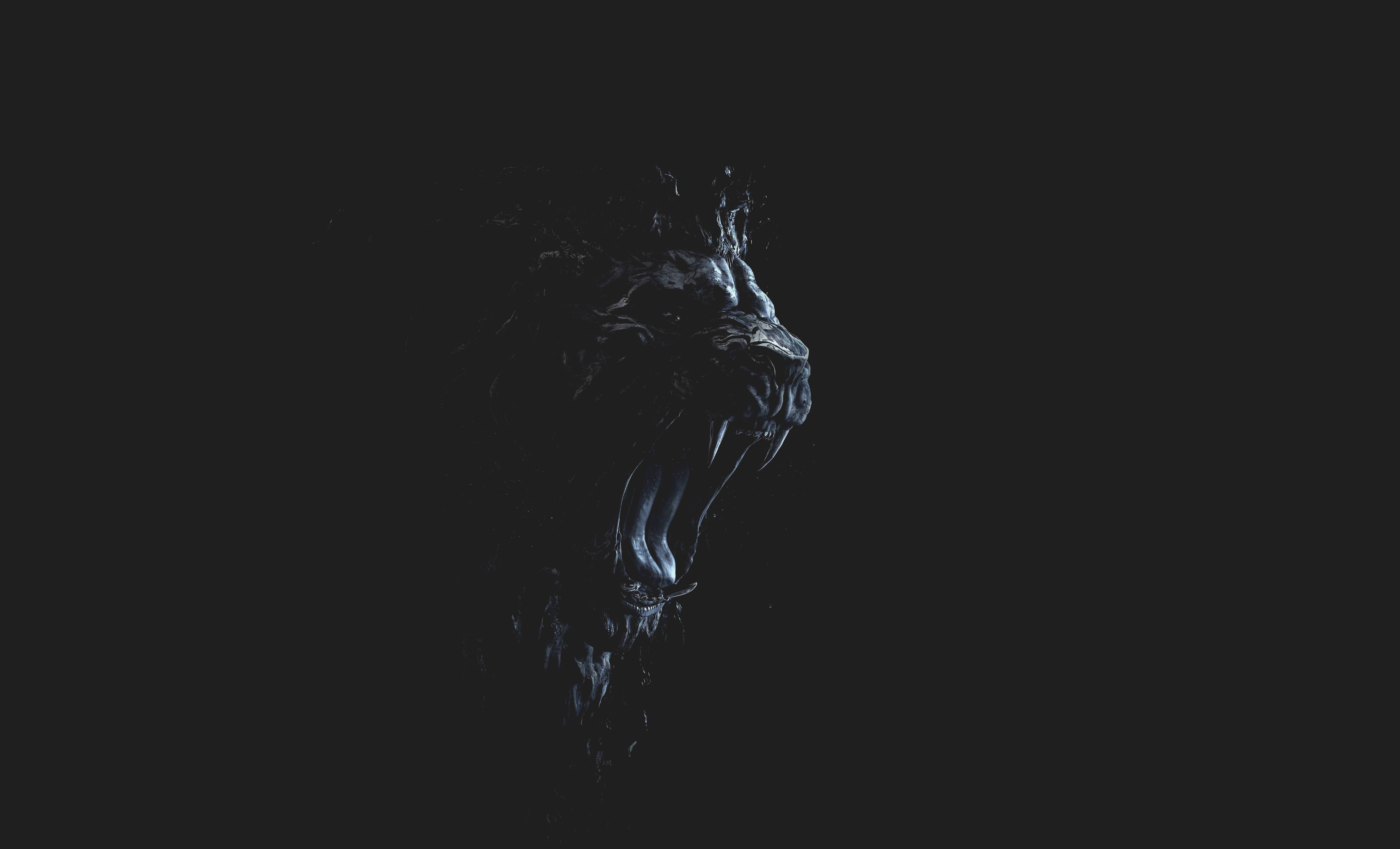 simple background simple lion Wallpapers HD / Desktop and ...