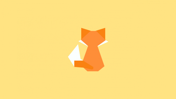 minimalism cat fox HD Wallpaper Desktop Background