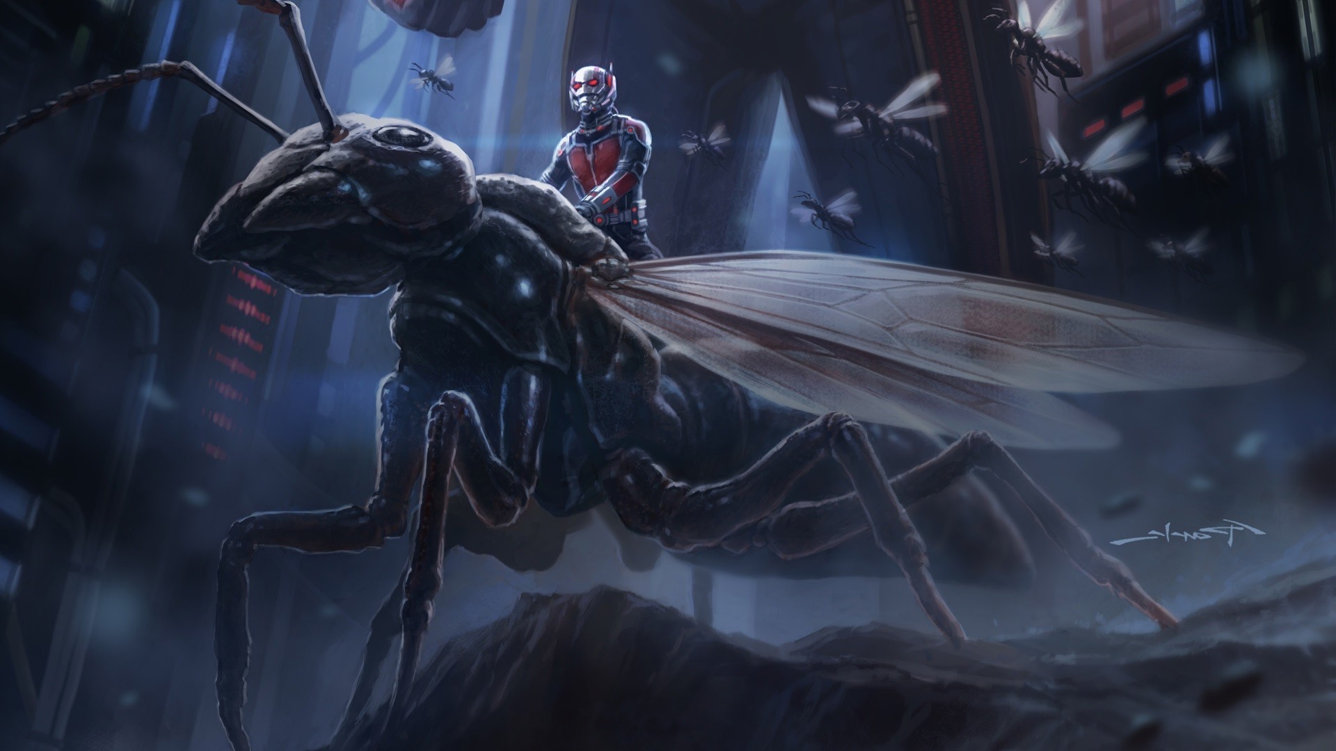 insect ant man Wallpaper