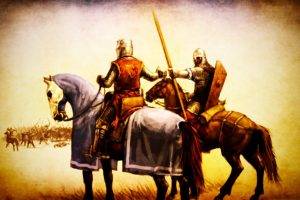 medieval knights horse battle warrior artwork spear