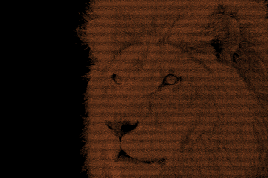 ascii art lion simple
