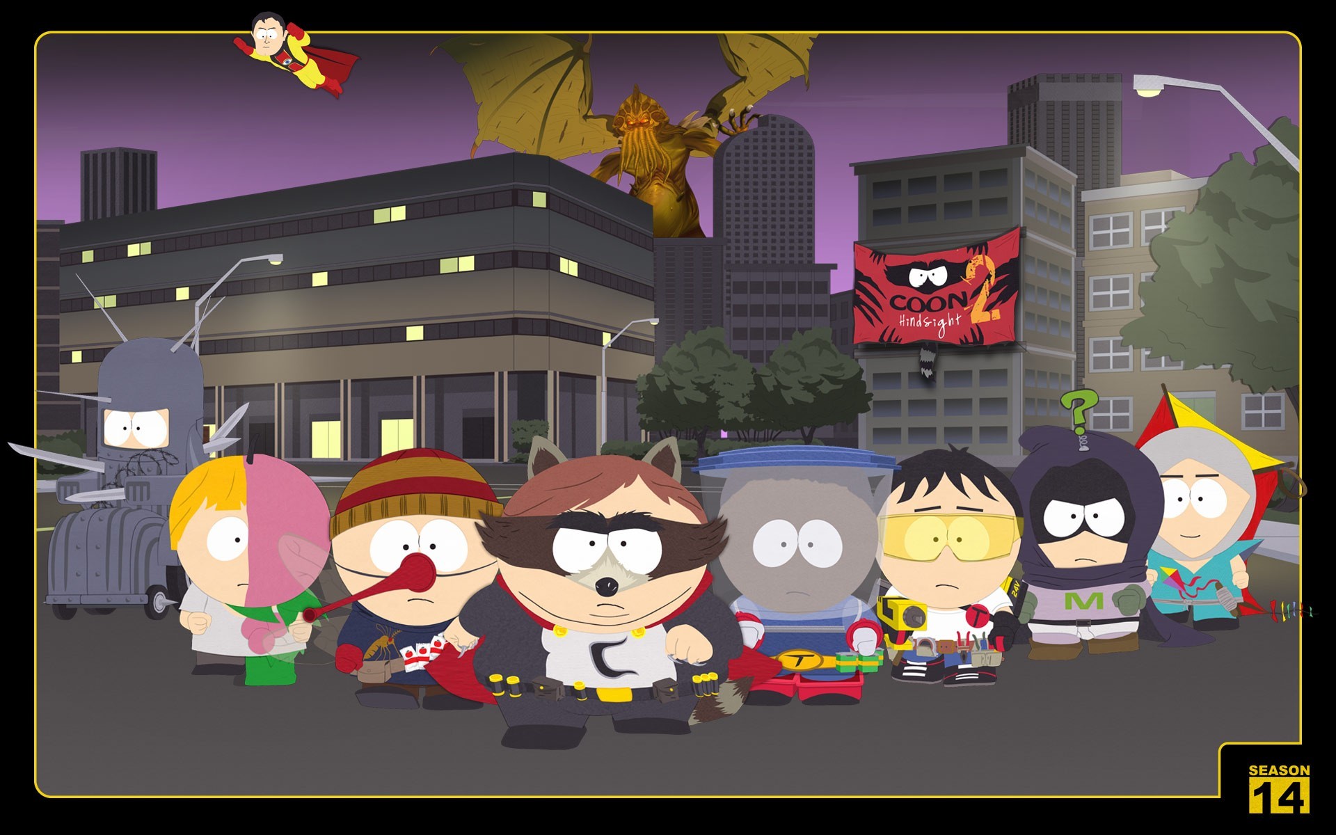 south park the coon eric cartman cthulu Wallpaper