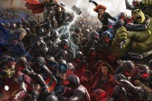 avengers age of ultron captain america iron man quicksilver thor black widow hulk hawkeye scarlet witch