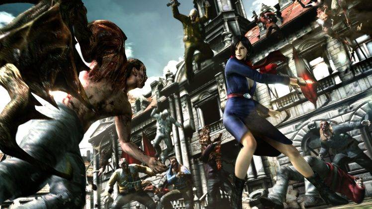 resident evil 6 ada wong zombies carla radames HD Wallpaper Desktop Background