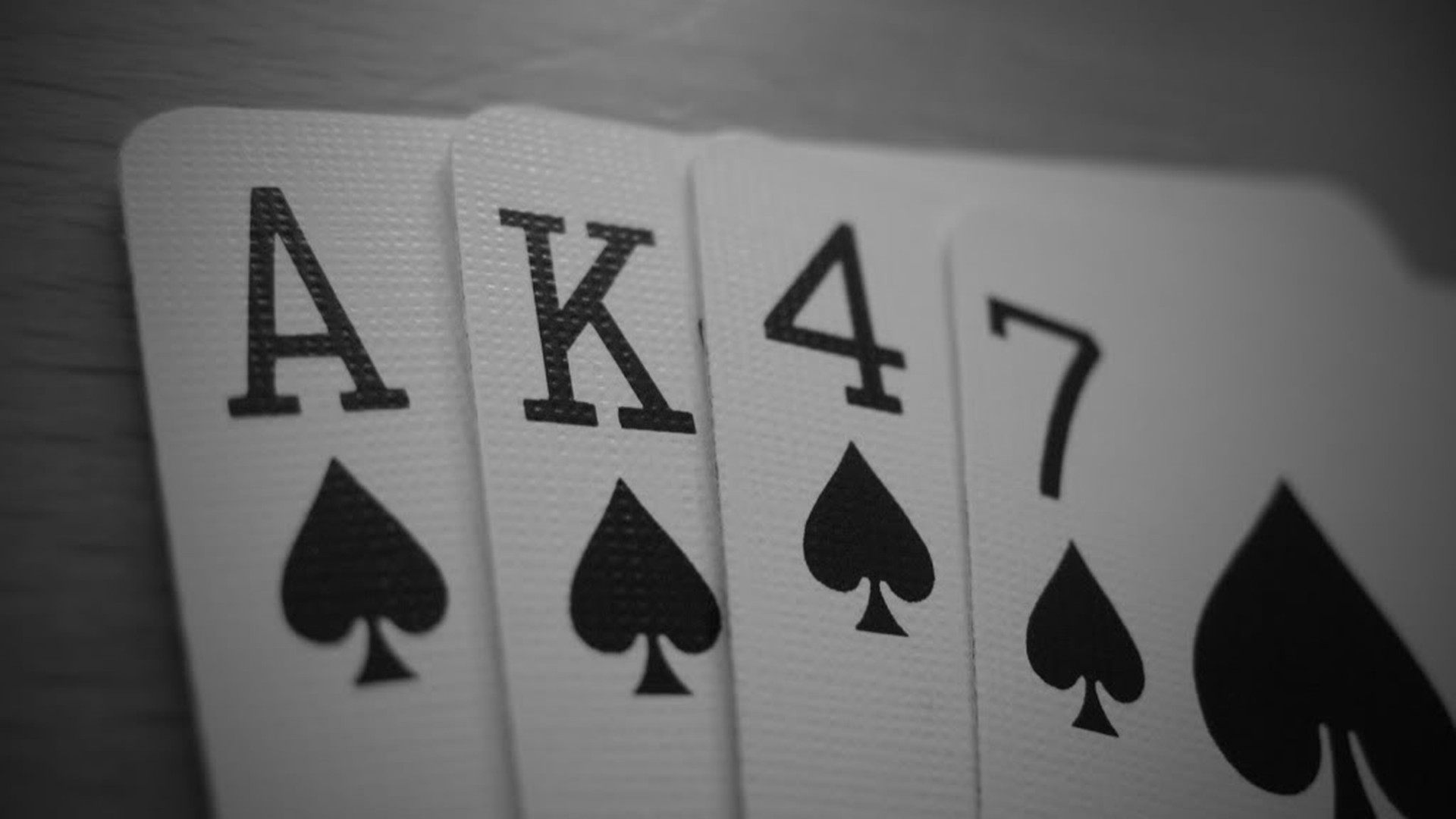 ak 47 playing cards Wallpaper