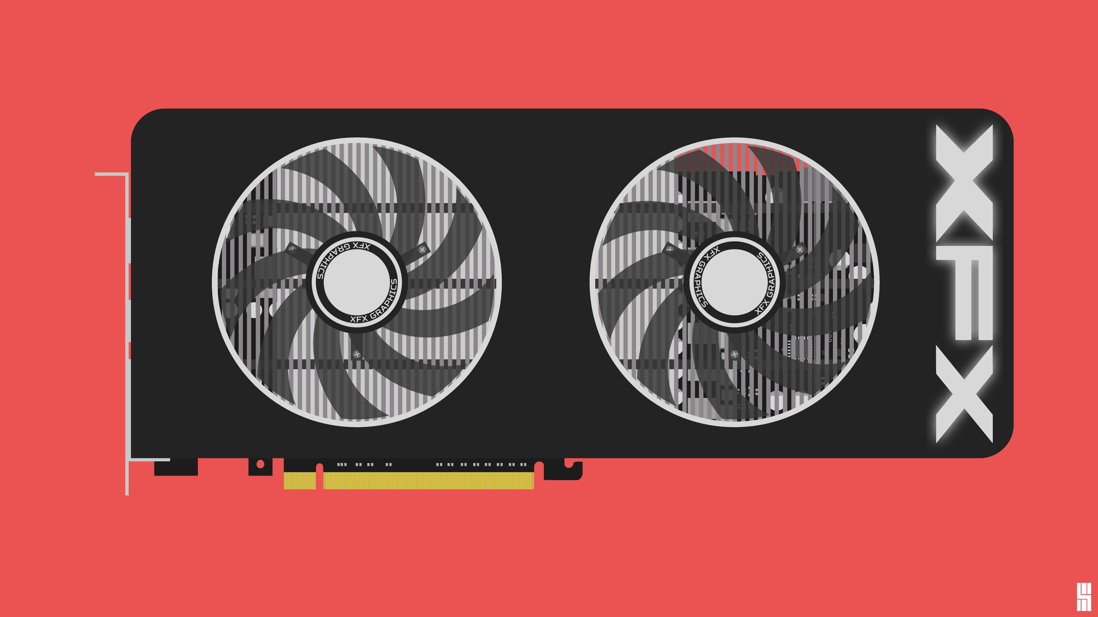 graphics card simple background gpus amd xfx Wallpaper